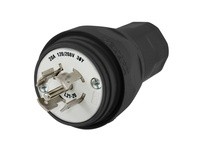 Hubbell Wiring HBL26W81BK Plug w/Tight 3PY 20A 120/208V L21-20PBK | Industrial Supplies