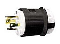 Hubbell Wiring HBL2711BK LKG PLUG 30A 125/250V L14-30P BK