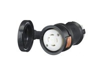 Hubbell Wiring HBL2713SW LKG WT S/SHRD CONN 30A125/250V L14-30R | Durable Industrial Connector