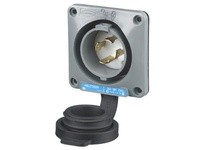 Hubbell Wiring HBL2725SW LKG WT S/SHRD FL-INLT 30A3P 250V L15-30P