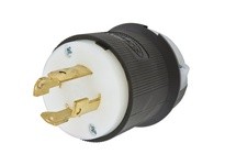 Hubbell Wiring HBL2731BK LKG PLUG 30A 3P 480V L16-30P BK