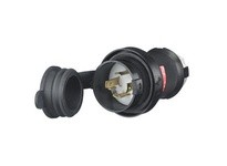 Hubbell Wiring HBL2731SW LKG WT S/SHRD PLG 30A3P 480V L16-30P | Industrial Electrical Plug