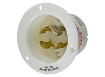 Hubbell Wiring HBL2775 LKG FLG-INLT 30A 3PH 347/600V L20-30P