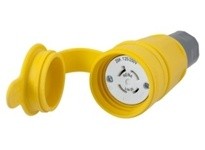 Hubbell Wiring HBL27W74M1 CONN W/T 20A 125/250V L14-20R | YarinInd