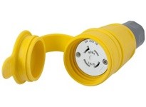 Hubbell Wiring HBL27W75M1 WT CONN L15-20R 3P 20A/250V | Industrial Supplies