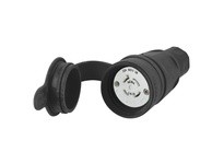 Hubbell Wiring HBL27W76BK CONN W/TIGHT 3P 20A 480V | YarinInd