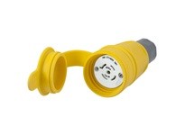 Hubbell Wiring HBL27W82 CONNW/TIGHT3PY 20A 277/480VL22-20RYL