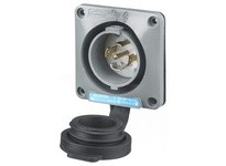 Hubbell Wiring HBL2815SW LKG WT S/SHD FL-INLT 30A120/208V L15-30P