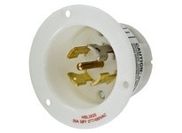 Hubbell Wiring HBL2825 LKG FLG-INLT 30A 3PH 277/480V L22-30P | Industrial Supplies