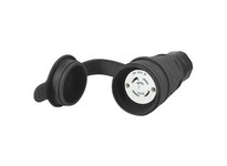 Hubbell Wiring HBL29W75BK CONN W/TIGHT 3P 30A 250V L15-30R BK