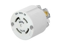 Hubbell Wiring HBL29W75IN WT INTERIOR NEMA L15-30R 30A/250V 3PH