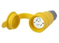 Hubbell Wiring HBL29W77BK CONN W/TIGHT 3P 30A 600V | YarinInd