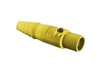 Hubbell Wiring HBL300MY SINGLEPOLE 300A MALE PLUG YELLOW