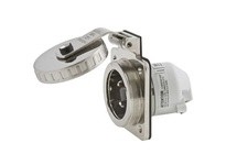 Hubbell Wiring HBL303SS Marine Hull Inlet 30A 125V Stainless Steel