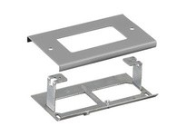 Hubbell Wiring HBL3048RGY Raceway Plate Receptacle Open | Industrial Supplies