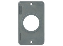Hubbell Wiring HBL3052 COVERPLATE POB SING 1.39" Opening | YarinInd