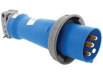 Hubbell Wiring HBL3100P3W PS IEC PLUG 2P3W 100A 250VDC W/T