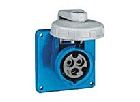 Hubbell Wiring HBL316R6W PS IEC RECP 2P3W 16A 200-240V W/T