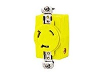 Hubbell Wiring HBL328DCR LKG MARINE RCPT 24-32 VDC