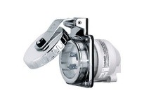 Hubbell Wiring HBL332SSX Marine Round Hull Inlet 32A 230V SS | Durable Marine Solutions