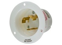 Hubbell Wiring HBL3334C LKG FLG-INLT 30A 125/250V 3P3W