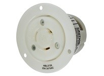 Hubbell Wiring HBL3726 LKG FLG-RCPT30A 3P 347VL24- | YarinInd