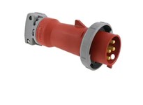 Hubbel Wiring HBL420P6W PLG 3P4W 16A/20A 380-415V 4X/69K IP69k High Ampacity Watertight Connections Male Plug