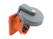 Hubbell Wiring HBL430R12W PS IEC RECP 3P4W 30A 125/250V W/T