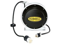 Hubbell Wiring HBL45123TL20W CORD REEL W/HBL2313 45' 12/3 WHITE