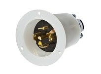 Hubbell Wiring HBL45985CL LKG FLG-INLT VARILOAD 4P5W 20A120/208V