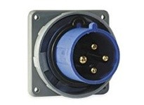 Hubbell Wiring HBL460B9W PS, IEC, INLET, 3P4W, 60A 3P 250V, W/T