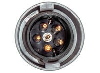 Hubbell Wiring HBL460P5WP IECPLUG3P4W 60A 3P 600V4X/IP69KPILOT