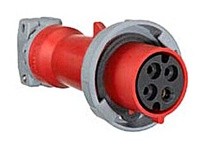 Hubbell Wiring HBL460P7WR PS IEC Plug 3P4W 60A 480V | Industrial Supplies