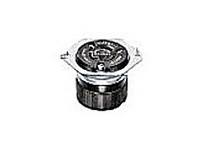 Hubbell Wiring HBL4715 LKG FLG-RECP 15A 125V L5-15R SS