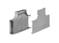 Hubbell Wiring HBL4715DFOGY Raceway Div L/R Tee HBL4750 Series Gray | Industrial Supplies