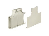 Hubbell Wiring HBL4715DFOIV Raceway Div L/R Tee | Industrial Supplies