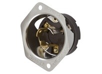 Hubbell Wiring HBL4716 LKG FLG-INLT 15A 125V L6-15P SS | Industrial Supplies