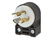 Hubbell Wiring HBL4720CA LKG ANG PLUG 15A 125V L5-15P | Industrial Supplies