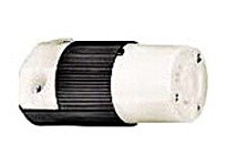 Hubbell Wiring HBL4729C LKG CONN 15A 125V L5-15R B/W