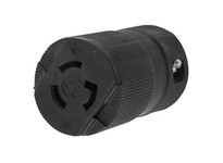 Hubbell Wiring HBL4729VBK LKG VAL CONN 15A 125V L5-15R BK | Industrial Supplies