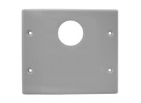 Hubbell Wiring HBL4747AXGY Raceway Plate 2G 1 Round/Blank | Industrial Supplies