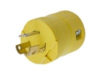 Hubbell Wiring HBL4773VY LKG VAL PLUG 15A 277V L5-7P YL