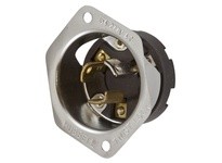 Hubbell Wiring HBL4786 LKG FLG-INLT 15A 250V L6-15P SS