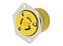 Hubbell Wiring HBL47CM15 LKG FLG-RCPT CM 15A 125V L5-15R