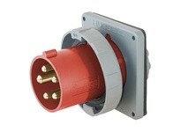 Hubbell Wiring HBL5125B6W PS IEC INLET 4P5W 125A 380-415V W/T