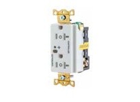 Hubbell Wiring HBL5262RFC1BK RF CTRL RCPT SPLT CIRC 15A 5-15R BK