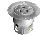 Hubbell Wiring HBL5279RT FLG-RPT 15A 125V 5-15P SS Ring T-Mod | Industrial Supplies