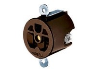 Hubbell Wiring HBL5358 SHRT STRP RCPT 20A 125V 5-20R BR | Industrial Supplies
