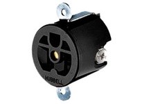 Hubbell Wiring HBL5358BK SHRT STRP RCPT 20A 125V 5-20R BK | Industrial Supplies