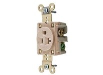 Hubbell Wiring HBL5361LA SGL RCPT IND GRD 20A 125V | YarinInd